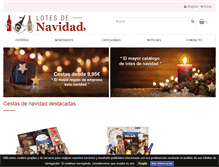 Tablet Screenshot of lotesdenavidad.com